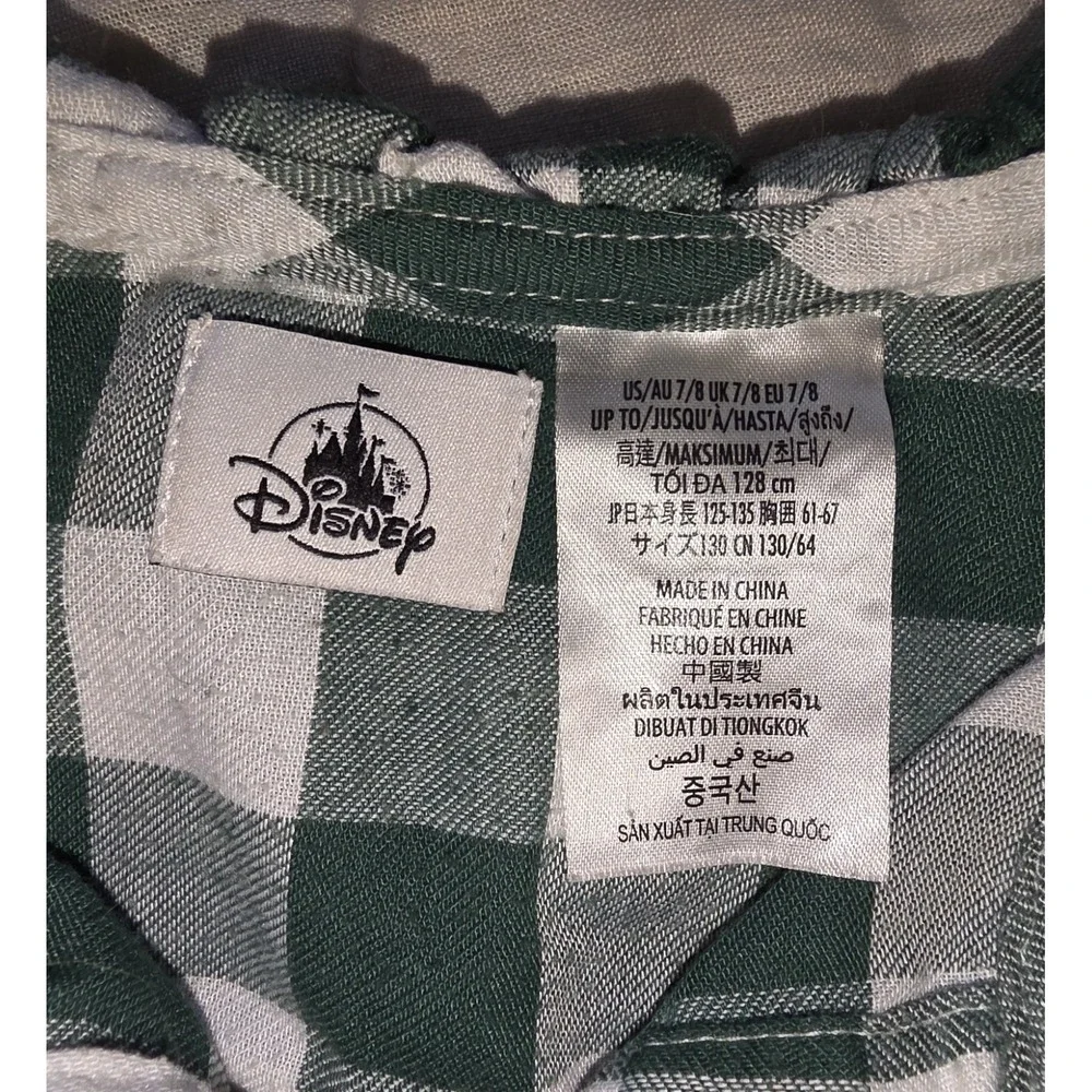 Girls Christmas Nightdress‎ 7/8 Disney Minnie Mouse & Daffy Duck Plaid Holiday - Picture 4 of 10